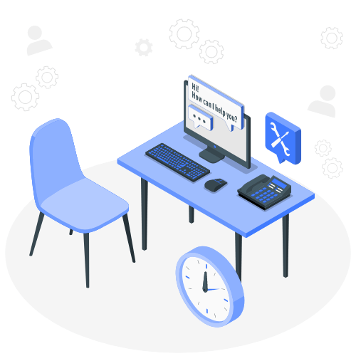 دعم, مساعدة وادخال بيانات